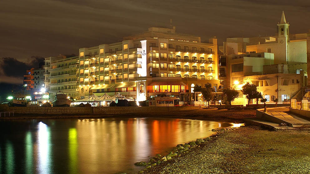 calypso night hotel view malta