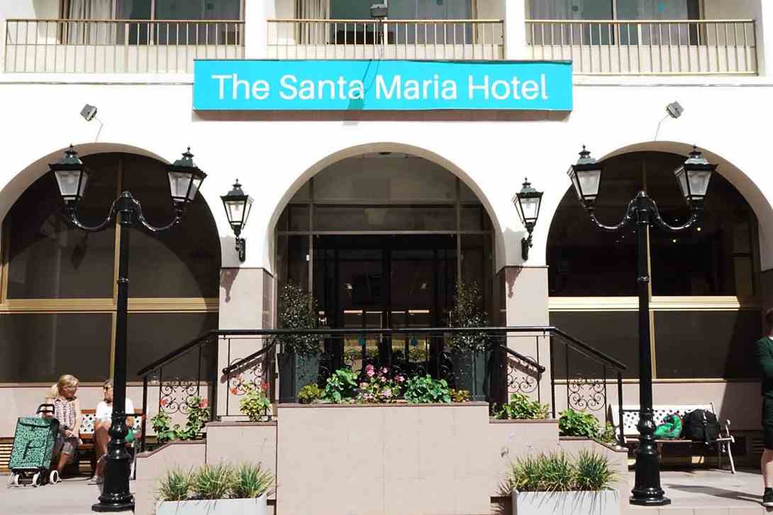 santa maria hotel entrance