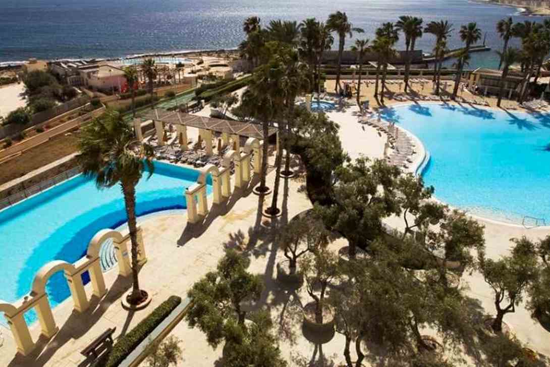 hilton malta hotel outdoor pools 