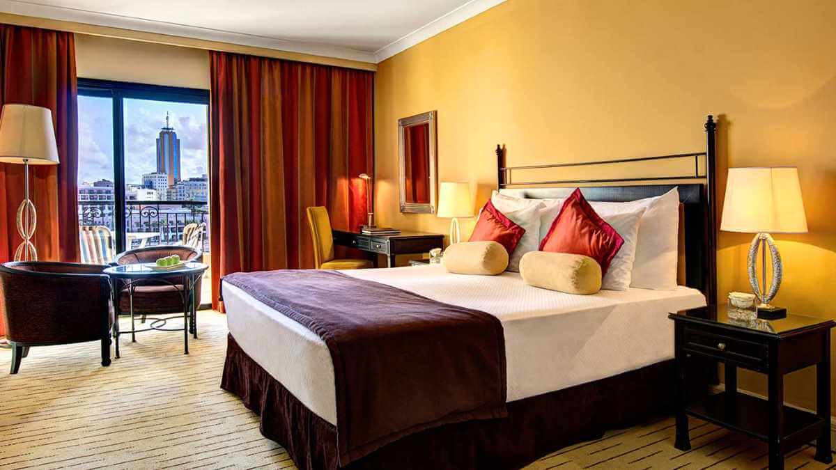 corinthia st georges bay deluxe seaview 