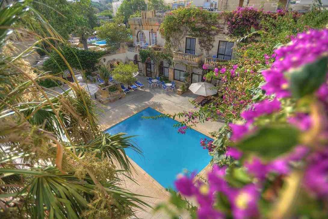 cornucopia hotel pool area terraces