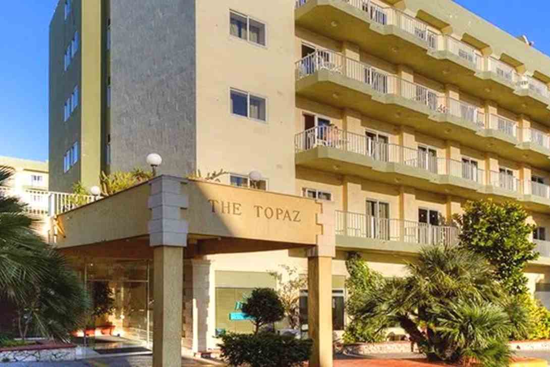 topaz hotel malta front building