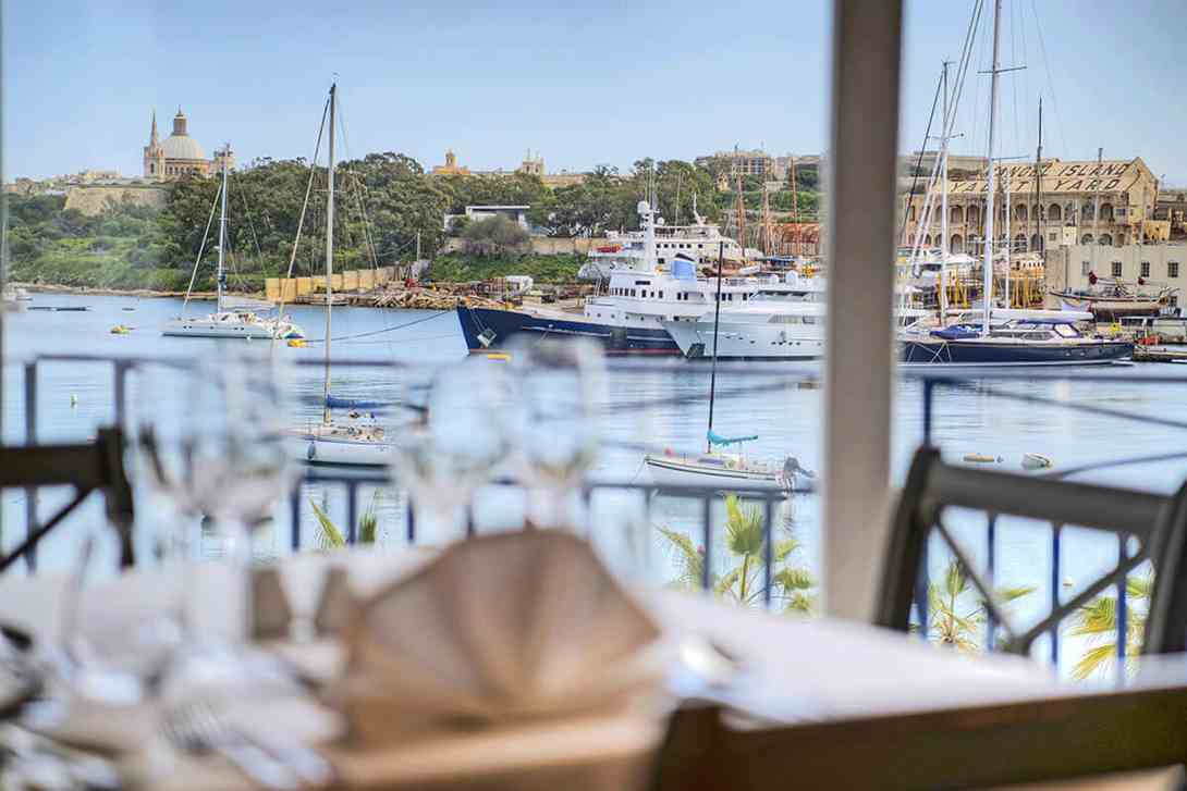 the waterfront hotel malta restaurant